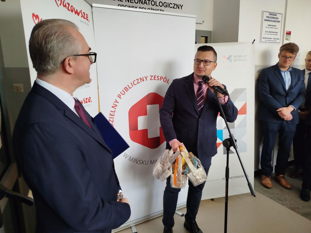 Odnowiony oddział noworodkowy wraz z częścią położniczą w mińskim szpitalu zapewni ciężarnym, rodzącym i maluchom nowoczesne warunki