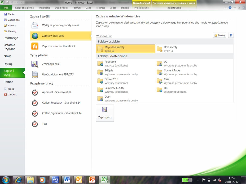 Microsoft Office 2010 PL - polski Excel 2010
