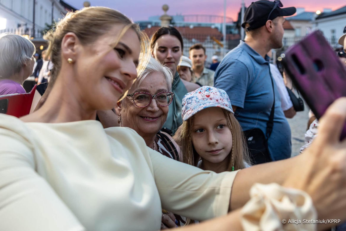 Marta Nawrocka na rocznicy zaprzysiężenia męża