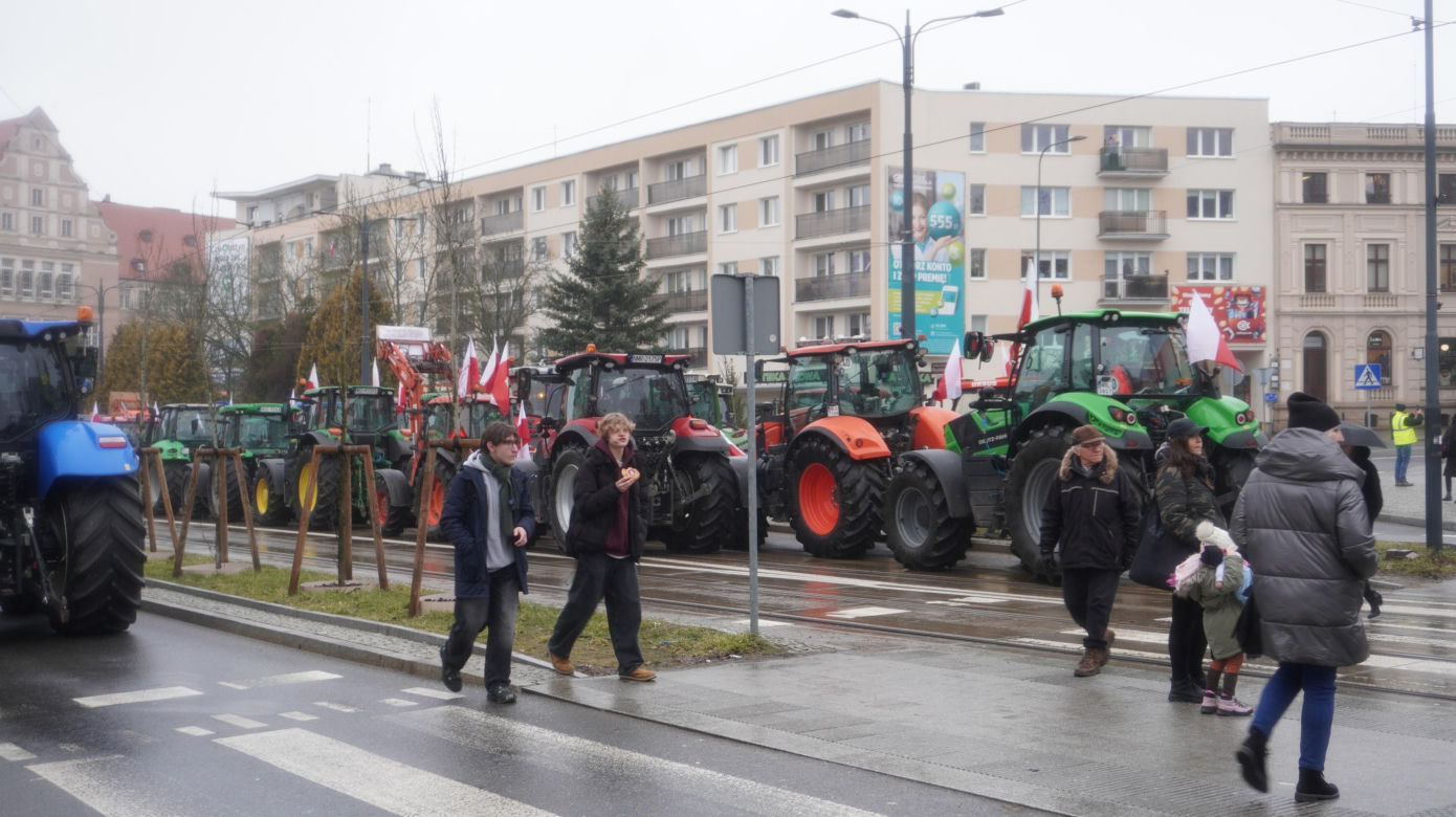 Protest rolników w Olsztynie, 20 lutego