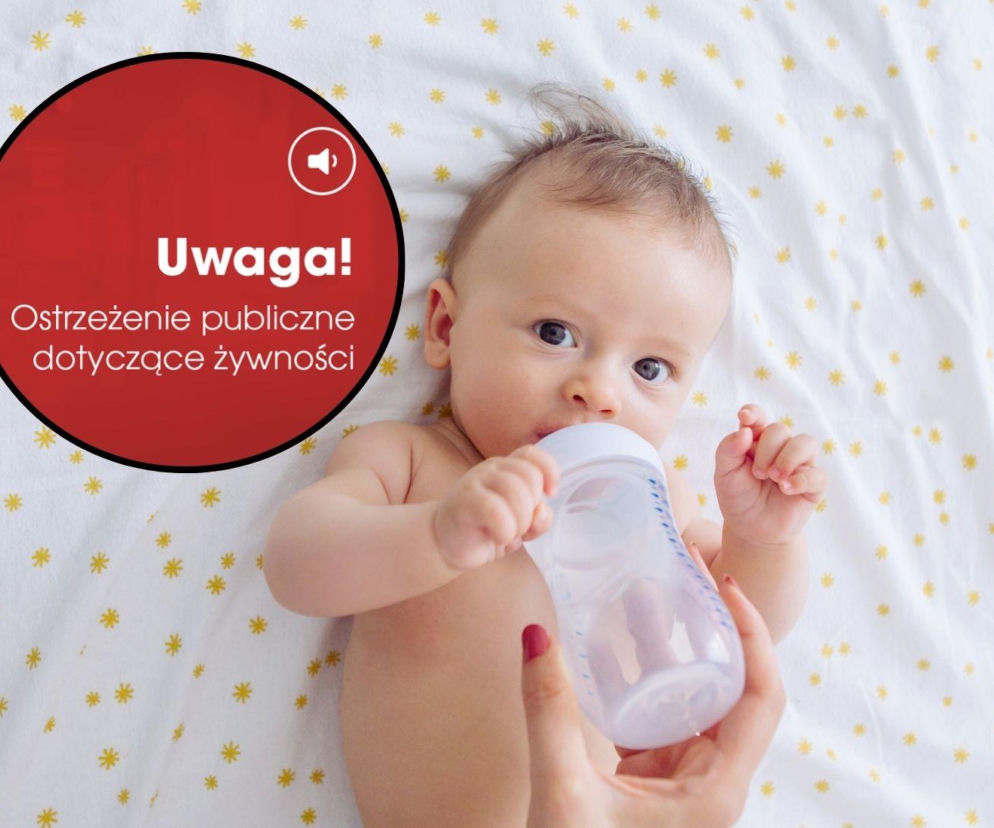 Mleko dla niemowląt - ostrzeżenie GIS