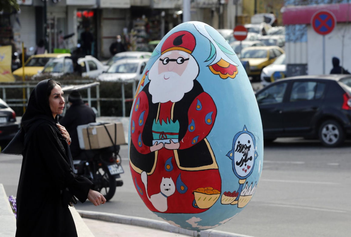 Przygotowania do perskiego Nowego Roku „Nowruz” w Teheranie
