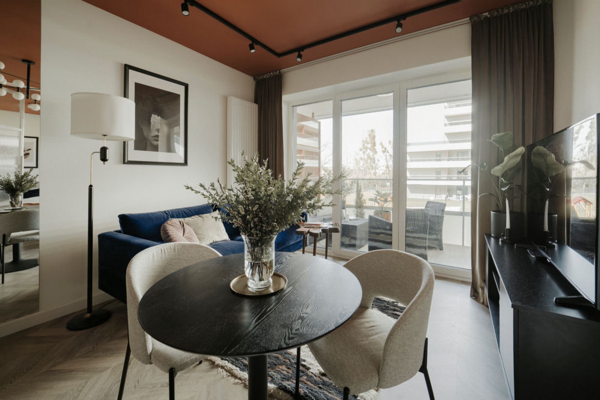 Salon z aneksem kuchennym