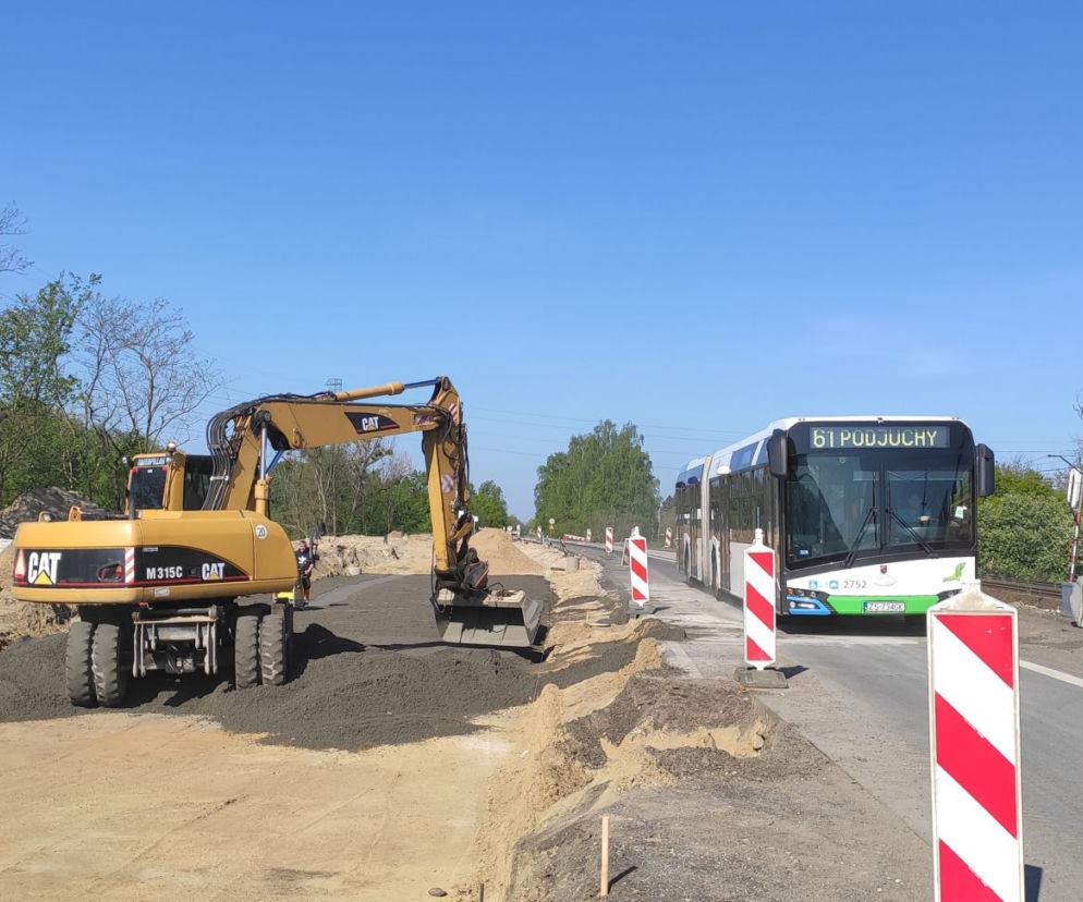 Budowa węzła Granitowa - maj 2020