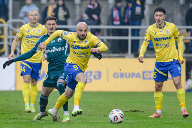 Arka Gdynia - Legia Warszawa: Zdjęcia z boiska