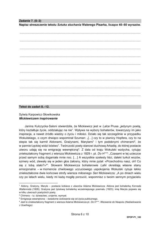 Matura próbna 2021: Polski. Odpowiedzi i arkusze sprawdzisz tutaj