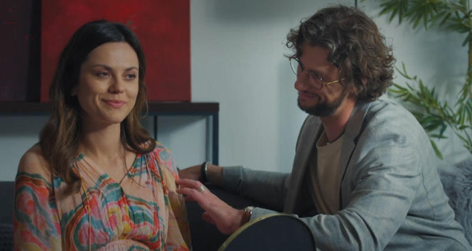 M jak miłość odc. 1896. Kasia (Paulina Lasota), Mariusz (Mateusz Mosiewicz