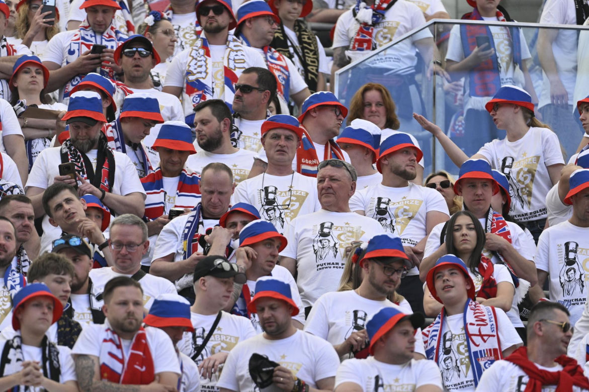 Kibice na finale Pucharu Polski: Górnik - Raków
