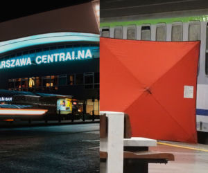 Makabra na dworcu centralnym. Ciało mężczyzny rozjechane przez pociąg