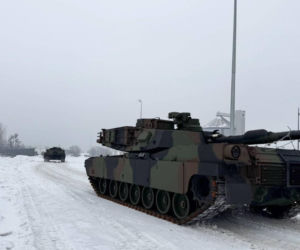 Pierwszy transport Abramsów w 2026 roku dotarł do Polski. Trafią do 1. Warszawskiej Brygady Pancernej