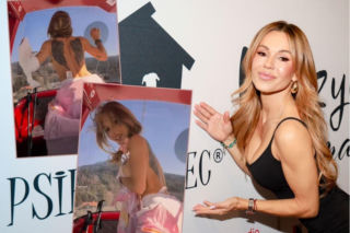 Doda świeci nagim biustem i trzęsie pupą w kolejce linowej. Pokazała za dużo?