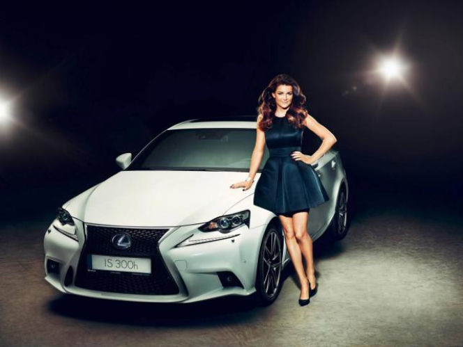 Agnieszka Radwańska pozuje do reklamy Lexusa