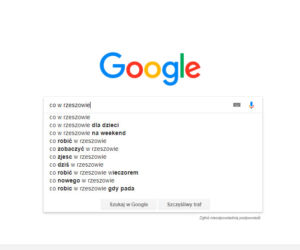 Rzeszów w Google