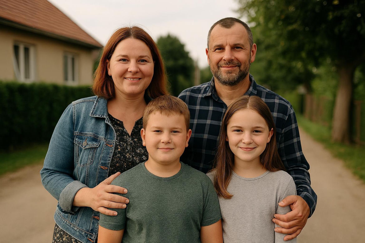 Sztuczna inteligencja stworzyła obrazy typowej rodziny z Podlasia. Efekty zaskakują