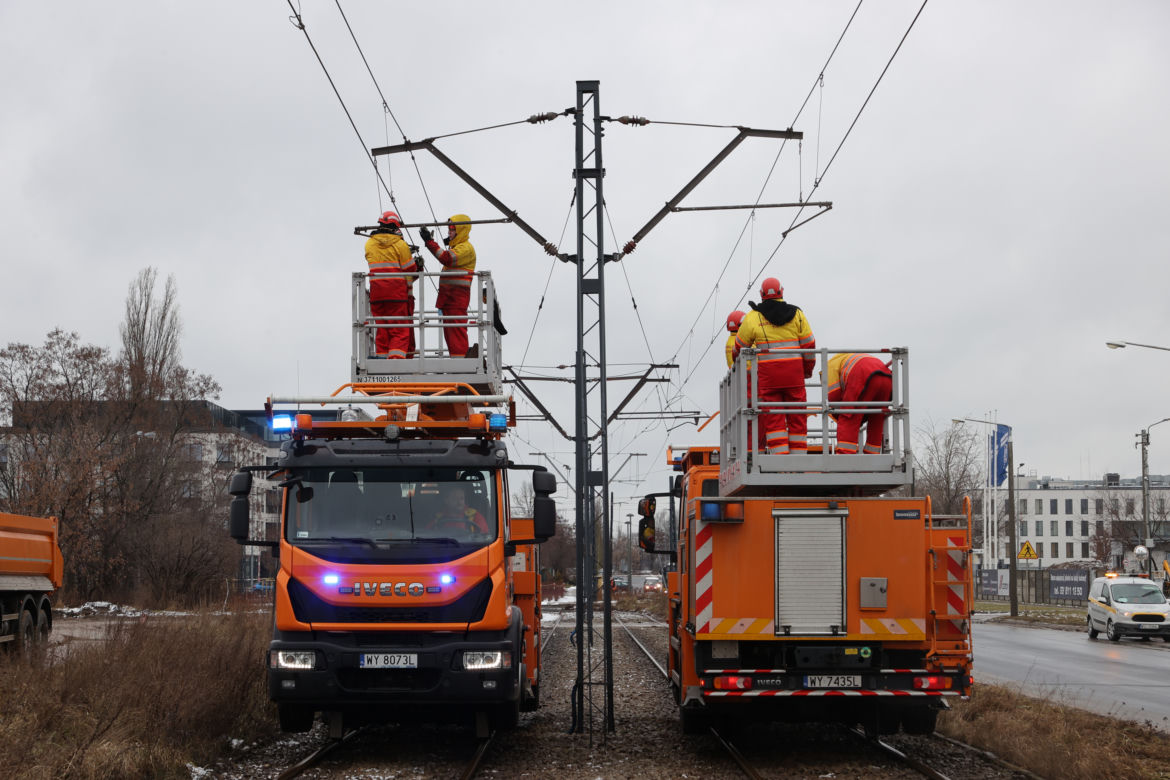 Poważna awaria na Żeraniu. Tramwaje kursują na skróconej trasie