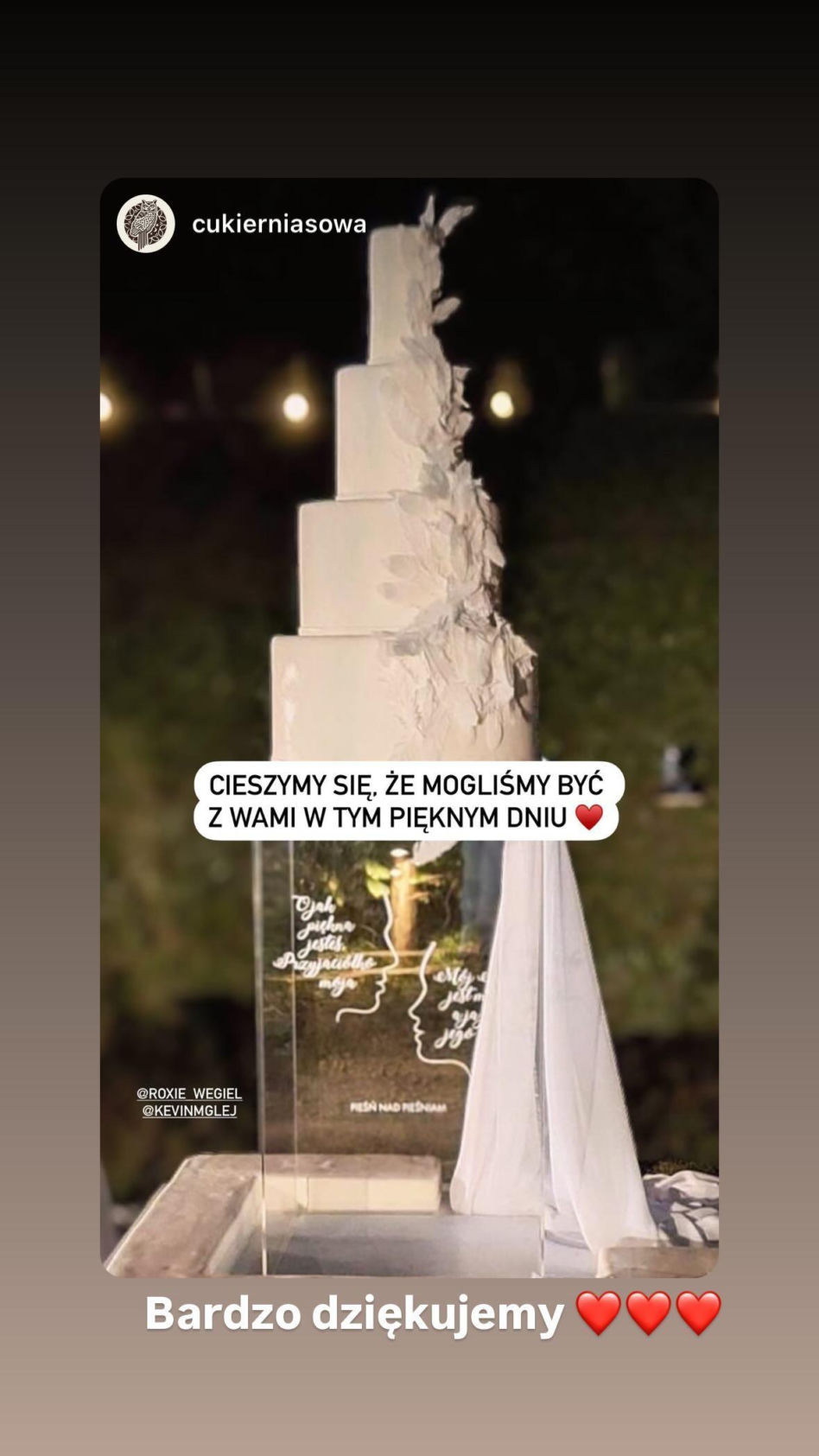 Ślub Roxie Węgiel