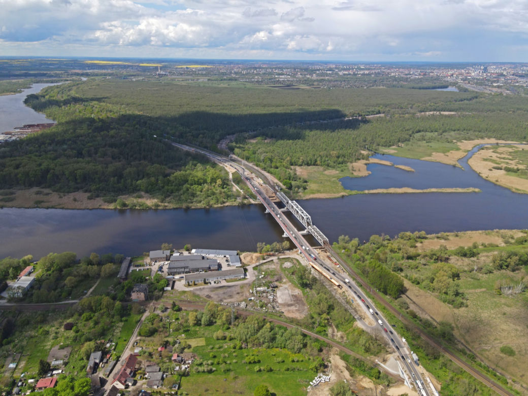 Budowa węzła Granitowa - maj 2021