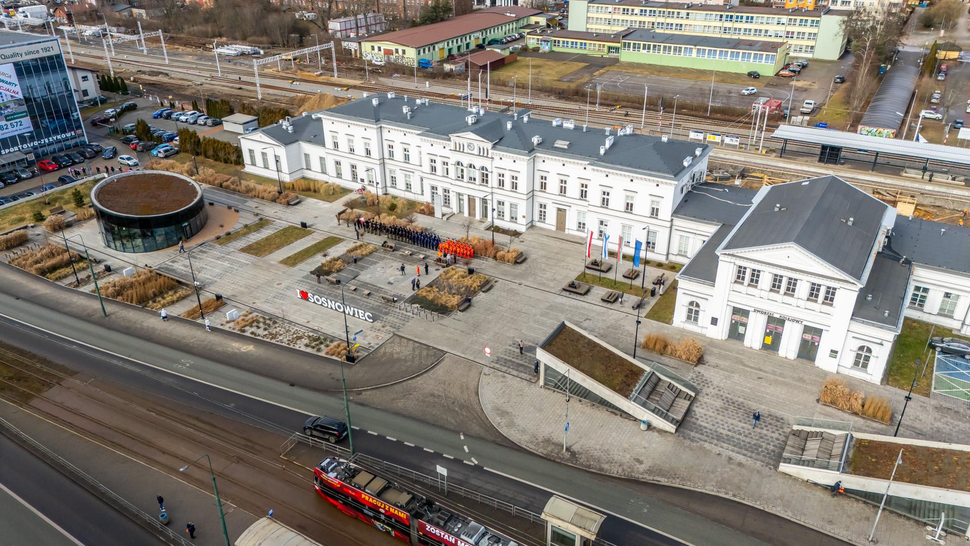 Przebudowa linii kolejowej E65 w Sosnowcu, remonty wiaduktów, dworca, peronów