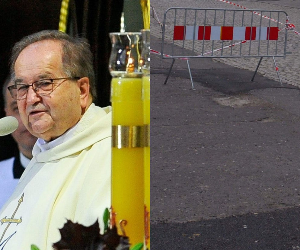 Ojciec Rydzyk i zamknięta ulica w Toruniu