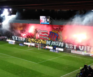Oprawa kibiców Cracovii na 199. Derbach Krakowa