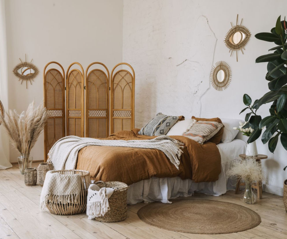 Sypialnia boho