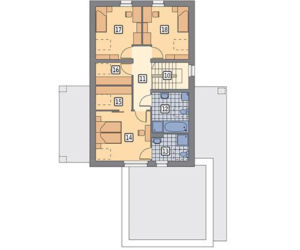 Master bedroom na poddaszu