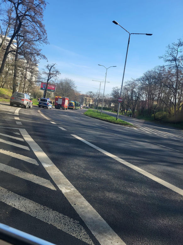 Zderzenie autobusów w Szczecinie 