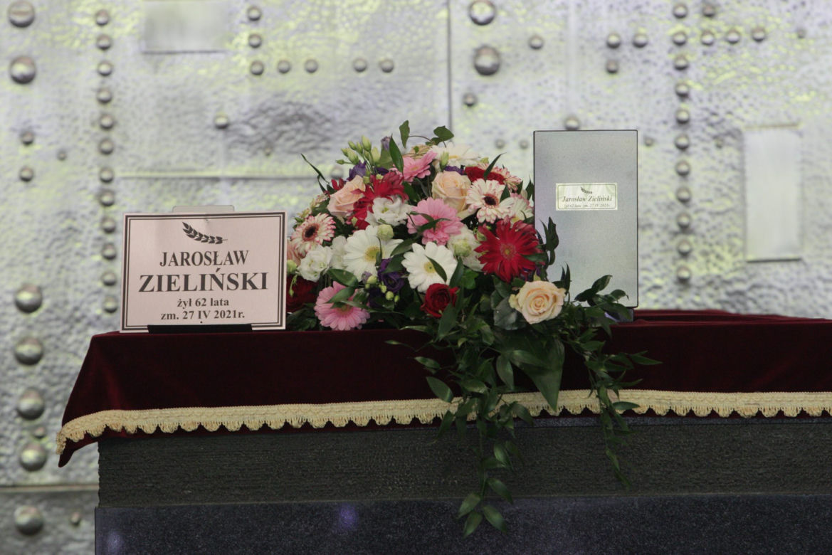 Jarosław Zieliński chciał być spopielony