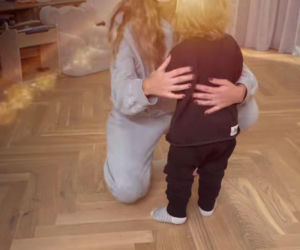 Aleksander Milwiw-Baron już świętował urodziny. Taką niespodziankę przygotowała dla niego Sandra z Leosiem