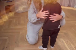 Aleksander Milwiw-Baron już świętował urodziny. Taką niespodziankę przygotowała dla niego Sandra z Leosiem