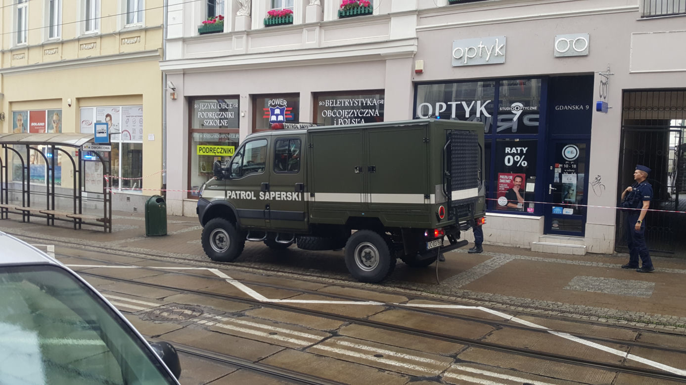 Granat w kamienicy przy Gdańskiej w Bydgoszczy