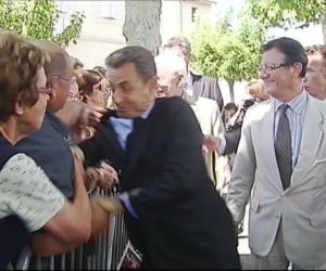 Atak na prezydenta Nicolasa Sarkozy'ego