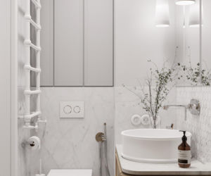 Kaszmirowe mieszkanie w gdańsku - projekt Renata Michałowicz