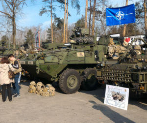 Żołnierze NATO zatrzymali się w Warszawie