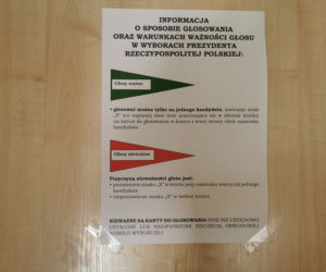 Spokojny wyborczy poranek w Ostrowie Wielkopolskim