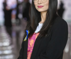 Adriana Kalska na prezentacji ramówki TVN7 wiosna 2022