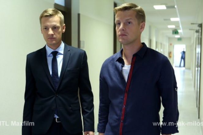 M jak miłość odc. 1103. Paweł (Rafał Mroczek), Piotrek (Marcin Mroczek)