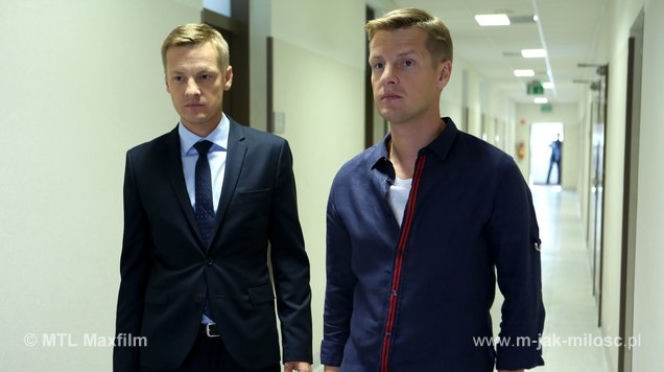 M jak miłość odc. 1103. Paweł (Rafał Mroczek), Piotrek (Marcin Mroczek)