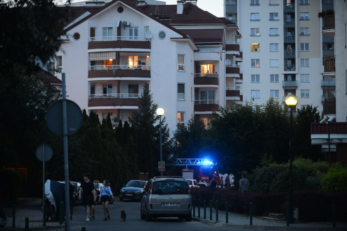 Hulajnoga wybuchła na balkonie