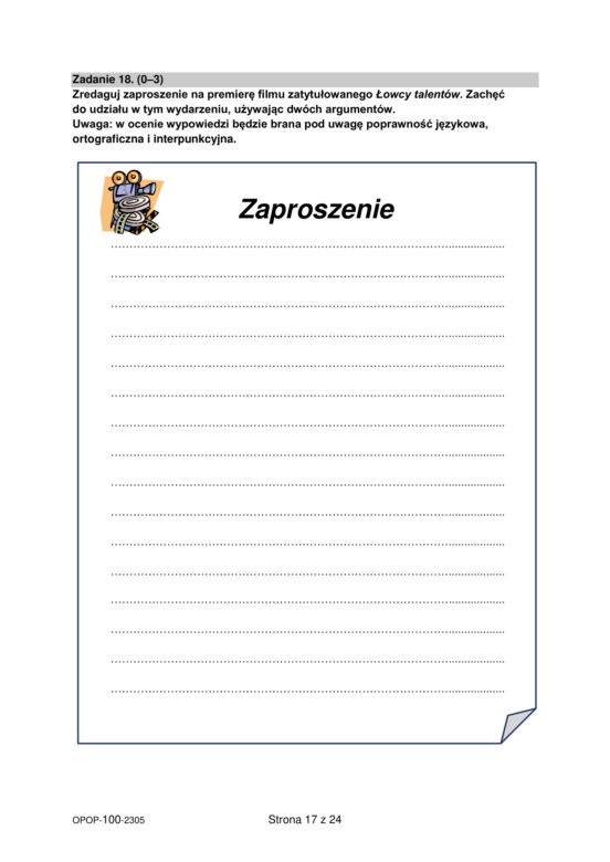 Egzamin ósmoklasisty 2023: polski. Zadania, arkusze CKE i odpowiedzi z języka polskiego 