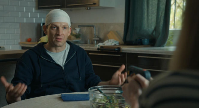 Barwy szczęścia odc. 3310. Łukasz (Michał Rolnicki), Agnieszka (Katarzyna Tlałka)