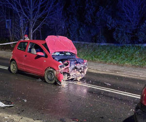 Wypadek Iłżecka 19.12.21 Starachowice