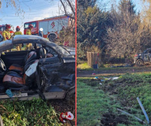 Poważny wypadek na Dolnym Śląsku. Kobieta wypadła z osobówki 