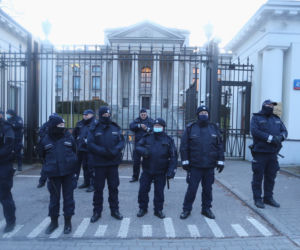 Kijów-Warszawa jedna sprawa. Kolejny protest pod ambasadą Rosji