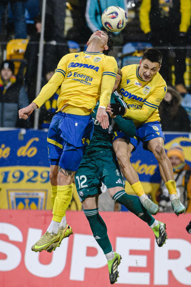 Arka Gdynia - Legia Warszawa: Zdjęcia z boiska