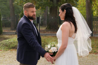 M jak miłość odc. 1911. Michał Winiar (Tomasz Rożniatowski), Ewelina (Anna Jarosik)