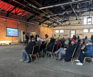 Spotkanie z mieszkańcami w Królewskiej Papierni