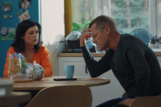 M jak miłość odc. 1918. Piotrek (Marcin Mroczek), Kinga (Katarzyna Cichopek)