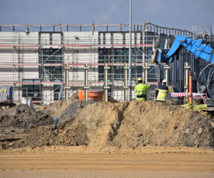 Budowa stadionu w Szczecinie - marzec 2020
