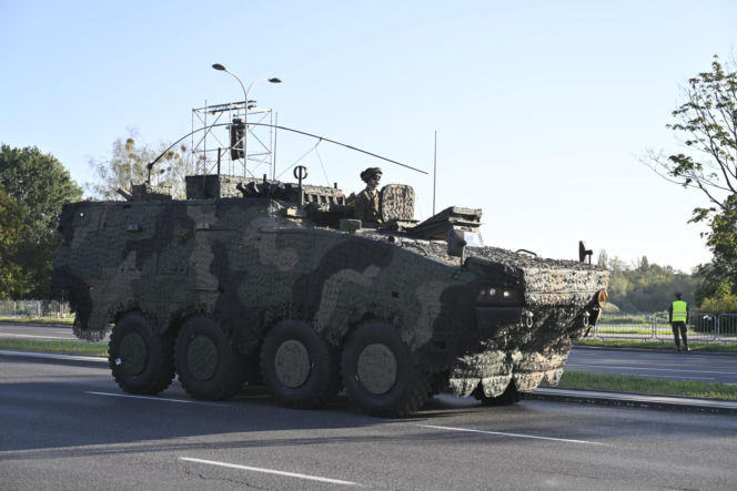 Próba generalna defilady wojskowej w Warszawie